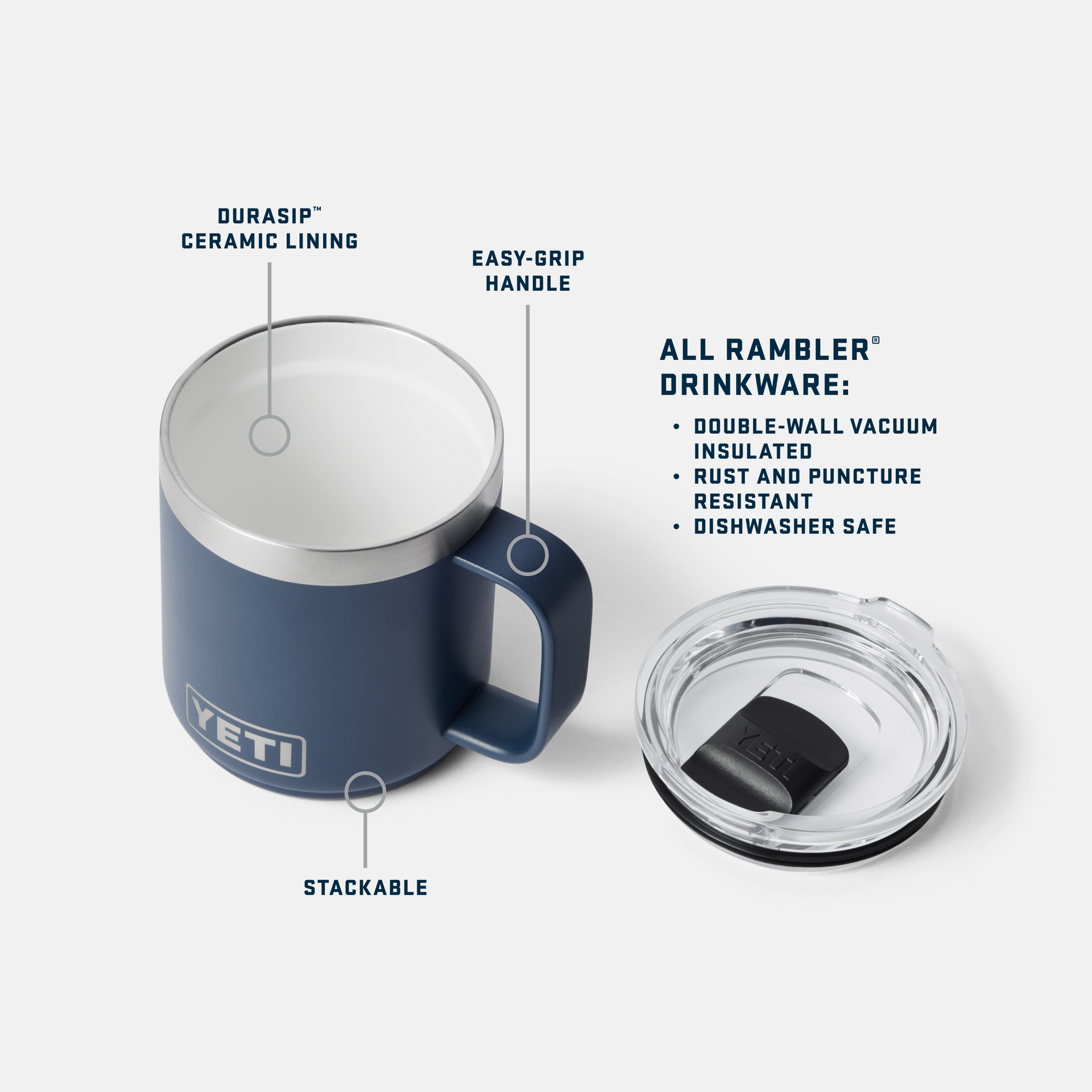 Rambler® 10 oz Stackable Mug - Image 3