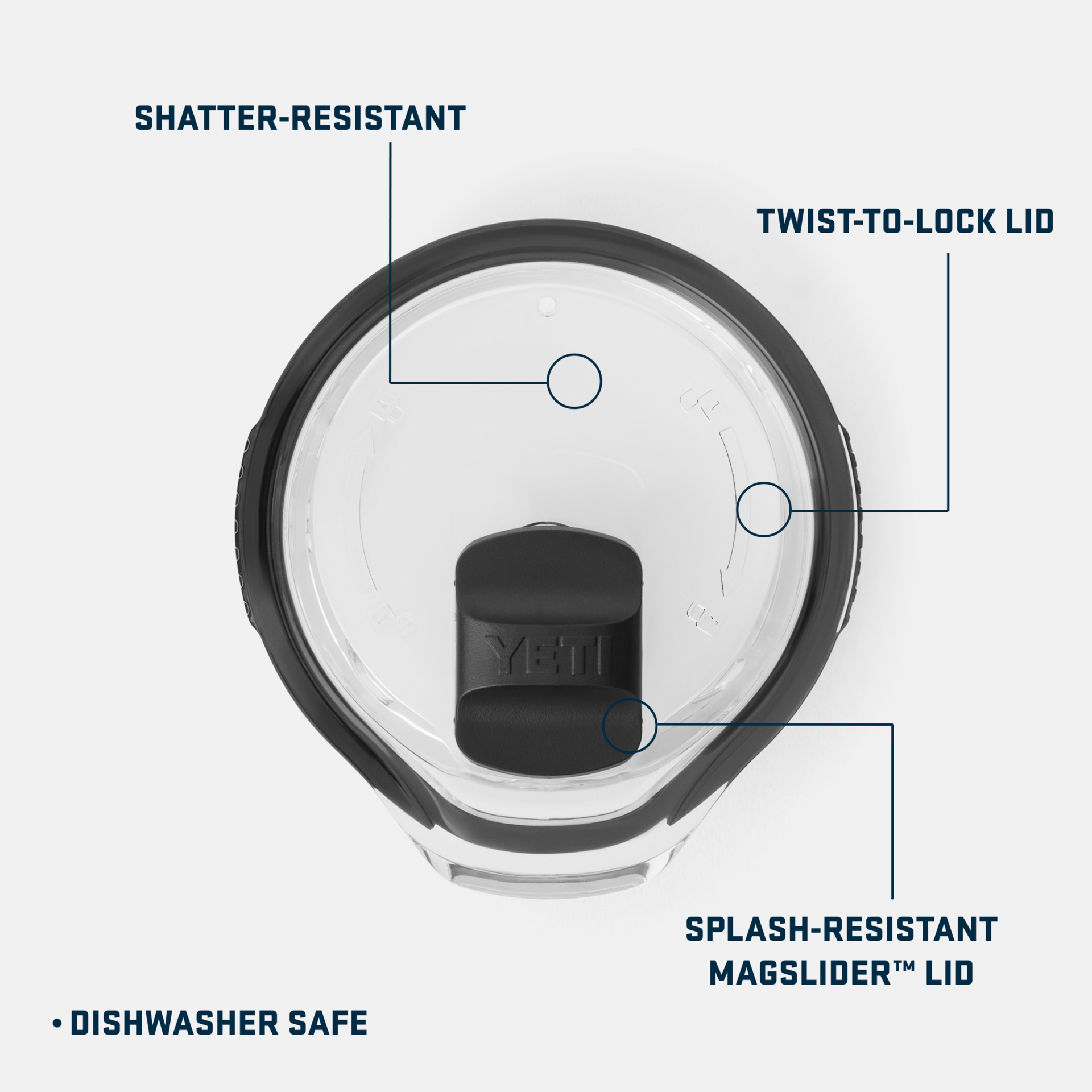 Rambler® 34 oz Twist-To-Lock MagSlider™ Pitcher Lid - Image 3