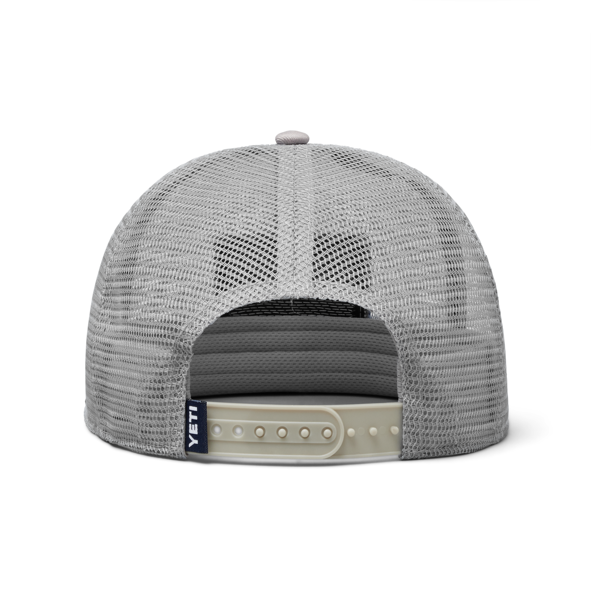Velcro Badge Flat Brim Mesh Hat - Image 4