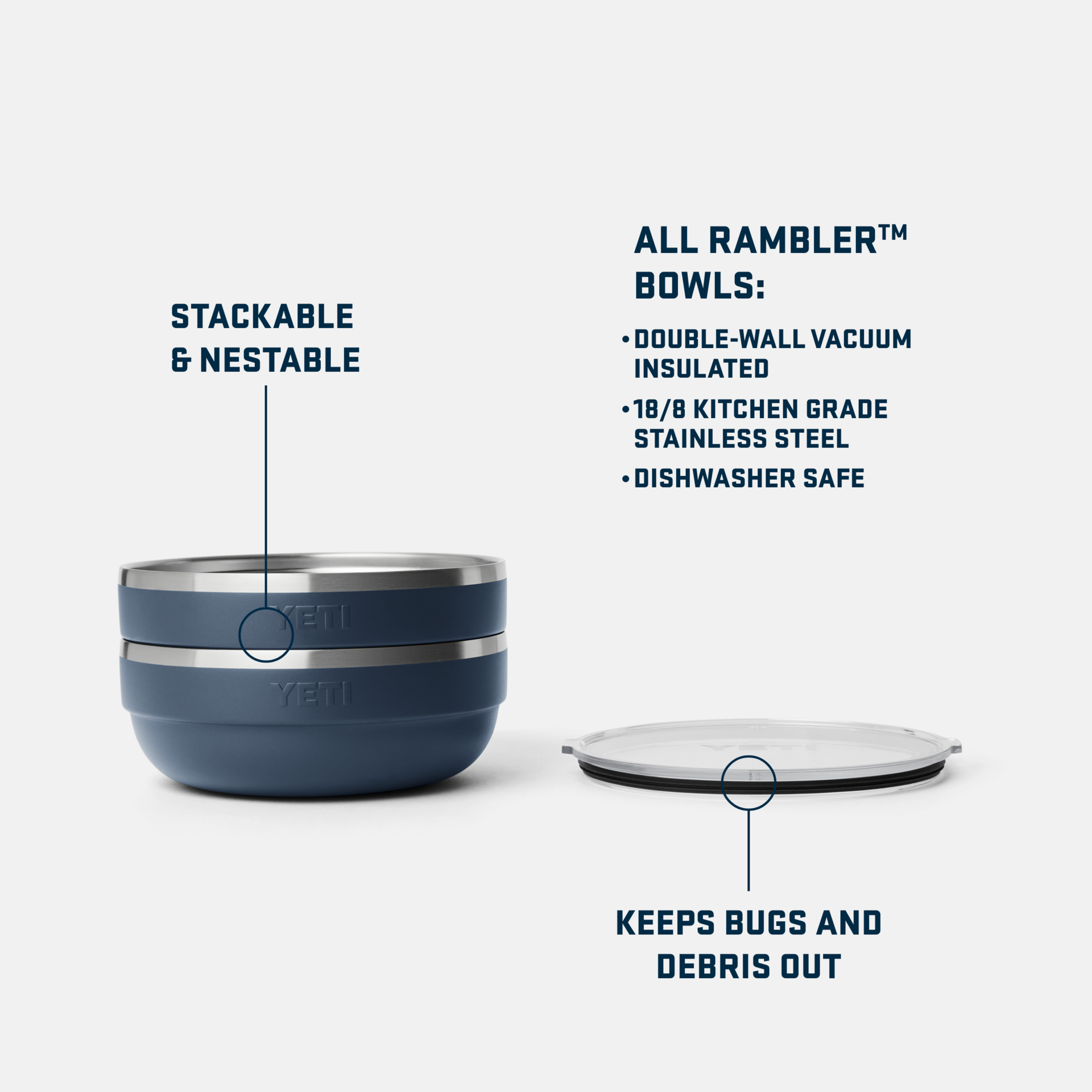 Rambler® 3.6 QT Insulated Low Bowl - Image 3