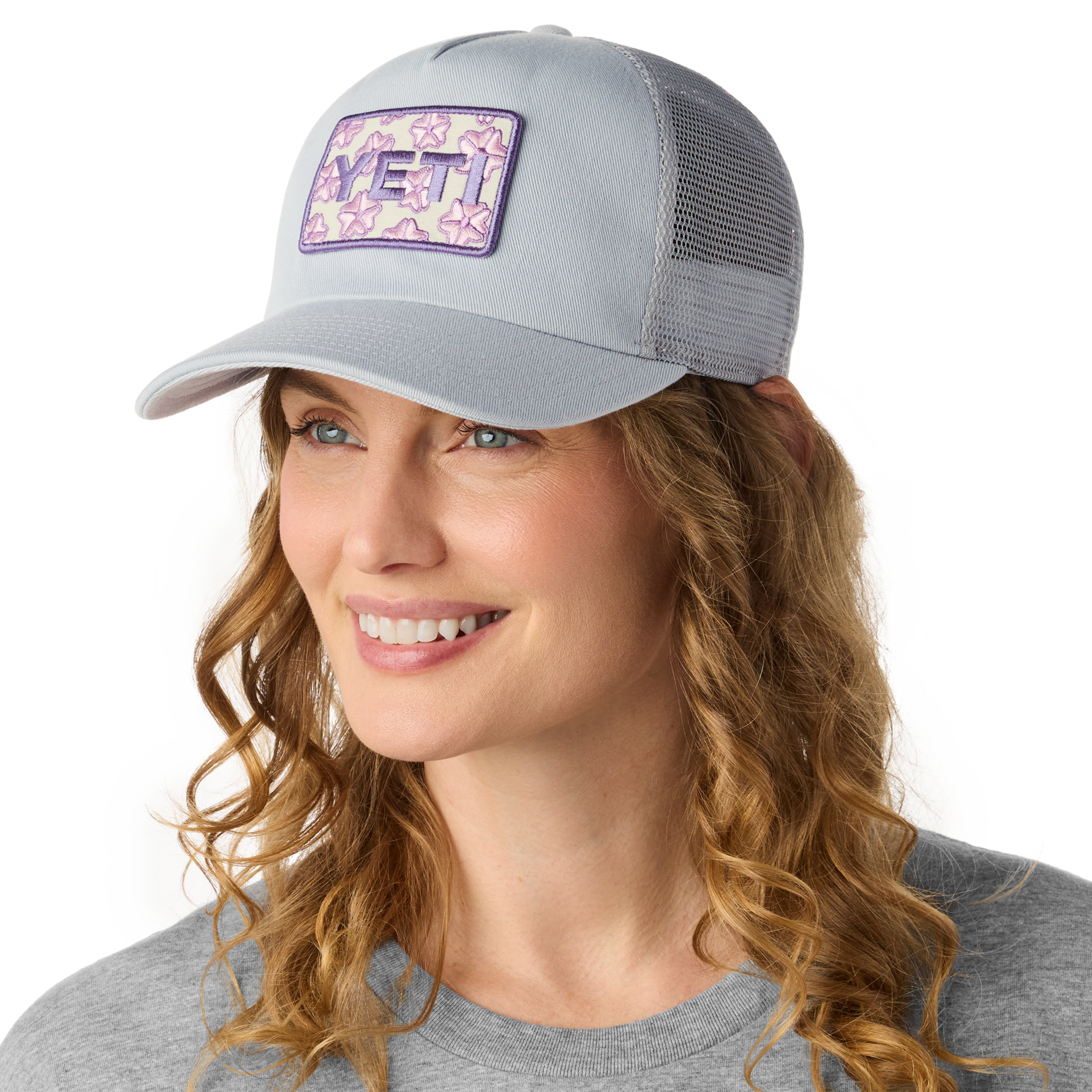 Badge Cherry Blossom Trucker Hat - Image 6