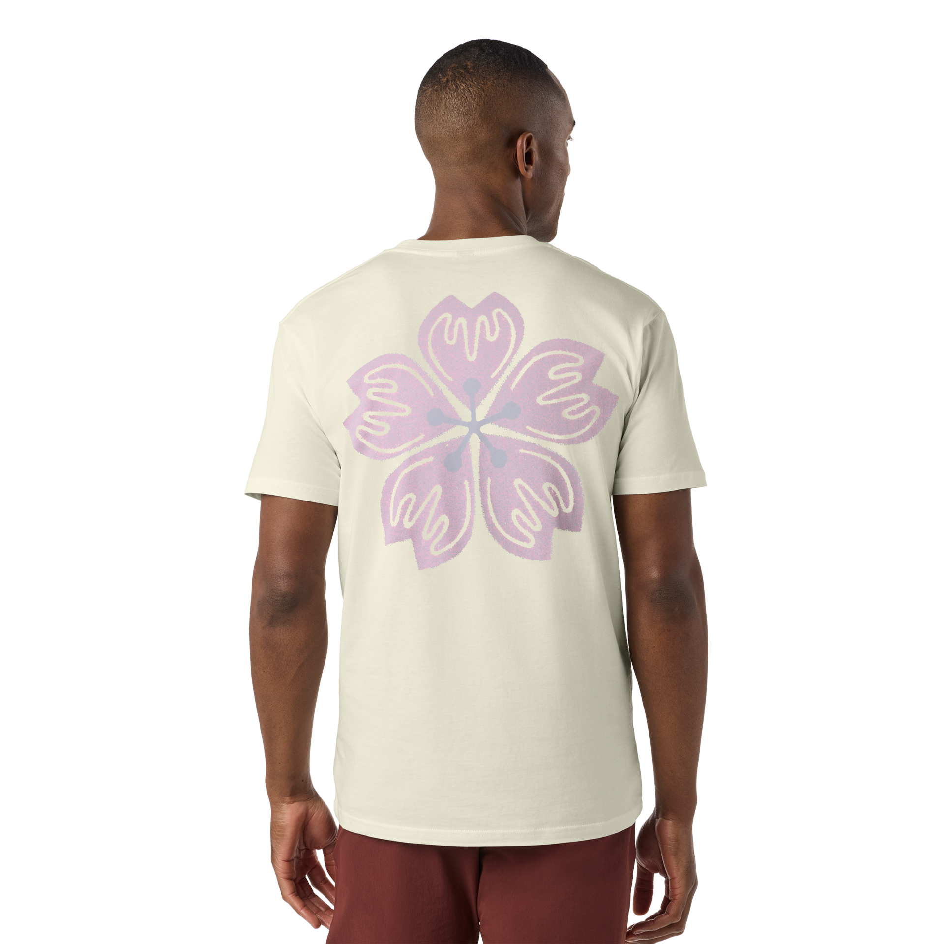 Hanko Cherry Blossom Short Sleeve T-Shirt - Image 5