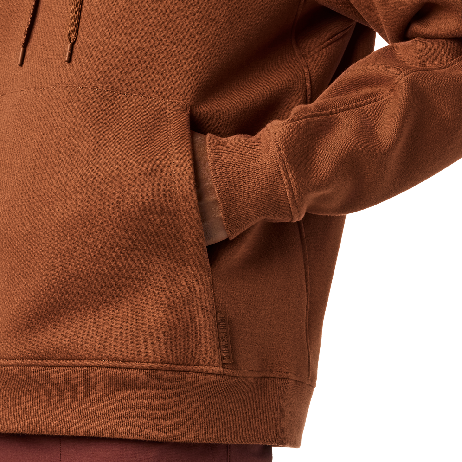 Logo Built for the Wild Fleece Hoodie - Image 6